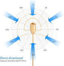 Load image into Gallery viewer, KIMAFUN Headset/Headworn Microphone Single Earset Ear-Hook Over Ear Hanging Condenser Mic Compatible with AKG Wireless System Bodypack Transmitter, Ideal for Performance, Theater, Lecture - Beige D3