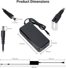Load image into Gallery viewer, Fosi Audio 48V 5A Power Adapter Supply for Home Audio Bluetooth Stereo Receiver Amplifier Mini Hi-Fi Class D Integrated Amp