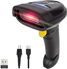 Load image into Gallery viewer, NETUM 2D Barcode Scanner, Compatible with 2.4G Wireless & Bluetooth & USB Wired Connection, Connect Smart Phone, Tablet, PC, 1D Bar Code Reader Work for QR PDF417 Data Matrix (NT-1228BL)