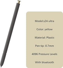Load image into Gallery viewer, Galaxy S24 Ultra S Pen withBluetooth Replacement for Samsung Galaxy S24 Ultra (Yellow)