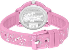Load image into Gallery viewer, Lacoste L.12.12 Kids 3H Quartz Silicone Watch, Children’s Timepiece, Water Resistant up to 5ATM/50 Meters, A Colorful and Fun Design, 33mm