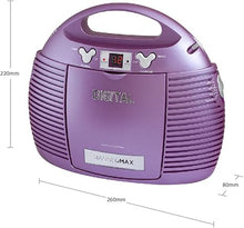Load image into Gallery viewer, HANNLOMAX HX-327CD Portable CD Player with AM/FM Radio, Aux-in, AC/DC Dual Power Source. (Purple)