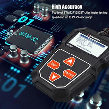Load image into Gallery viewer, KONNWEI KW208 12V Car Battery Tester, 100-2000 CCA Load Tester Automotive Alternator Tester Digital Auto Battery Analyzer Charging Cranking System Tester for Truck Marine Motorcycle SUV Boat