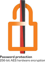 Load image into Gallery viewer, WD 1TB My Passport, Portable External Hard Drive, Red, backup software with defense against ransomware, and password protection, USB 3.1/USB 3.0 compatible - WDBYVG0010BRD-WESN