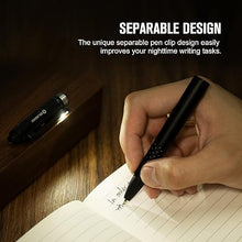 Load image into Gallery viewer, OLIGHT O'Pen Glow EDC Pen Light, 120 Lumens with Green Beam, Rechargeable LED Flashlight for Outdoor Uses, Writing, Adventure, Professional Business Gift(Black)