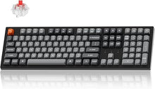 Load image into Gallery viewer, Keychron K10 Max Wireless Custom Mechanical Keyboard, QMK 2.4 GHz Bluetooth Full-Size with Hot-swappable Keychron Super Red Switch Compatible with Mac Windows Linux (RGB Backlit)