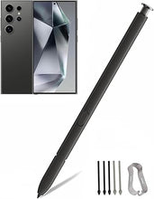 Load image into Gallery viewer, Galaxy S24 Ultra S Pen Replacement for Samsung Galaxy S24 Ultra 5G Touch Stylus Pen, 4096 Levels of Pressure Sensitivity S24 S Pen (Without-Bluetooth) Replacement + Tips/Nibs (Blcak)