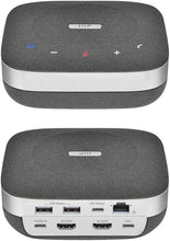 Load image into Gallery viewer, Monoprice All?in?One Conference Room Speakerphone Dock Compact Bluetooth Wireless Omnidirectional Microphone Conference Speaker for Home Officce for Teams and Zoom