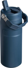 Load image into Gallery viewer, Stanley IceFlow Flip Straw 2.0 Water Bottle 16 OZ | Built-In Straw with Larger Opening | Lightweight & Leak-Resistant | Insulated Stainless Steel | BPA-Free | Navy