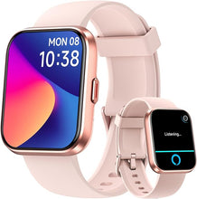 Load image into Gallery viewer, Fitpolo Smart Watches for Women, 1.8'' Alexa Built-in Fitness Tracker Watch with Bluetooth Calls, IP68 Waterproof, Heart Rate/Sleep/SpO2 Monitor, 110 Sports Modes Compatible with Android & iPhone