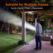 Load image into Gallery viewer, BUYSIGHT Rechargeable Spotlight Flashlight 1000 Lumens Handheld Spot Light LED Flashlight with Handl Ultra-Long Standby Electric Torch with USB Output ?Classic Black?