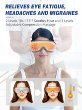 Load image into Gallery viewer, Eye Massager with Heat, Christmas Birthday Gifts for Women Men, Heated Eye Massager for Migraines with Compression and Bluetooth, Eye Mask Massager Reduce Eye Strain, Dark Circles and Dry Eyes