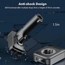 Load image into Gallery viewer, Symcode Pro 1D 2D QR Wireless Barcode Scanner with Display Screen Battery Level Indicator Time Display Works with Bluetooth with Charging Cradle Base for Warehouse Supermarket Library