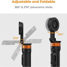 Load image into Gallery viewer, K&F Concept 63'' Magnetic Phone Selfie Stick Tripod, Lightweight Cellphone Holder and Camera Stand with Wireless Remote, Compatible with iPhone 15/14/13/12 Series and All Phones