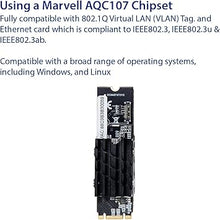 Load image into Gallery viewer, IO Crest 10 Gigabit M.2 M Key Ethernet Network Expansion Card