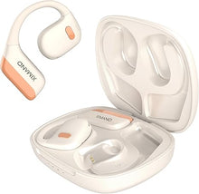 Load image into Gallery viewer, Open Ear Wireless Bluetooth Headphones Stereo Sound Air-Conduction with Charging Case, 28 Hours Playtime Lightweight IPX5 Sweat Resistant Sport Earbuds for Workout & Leisure