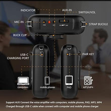 Load image into Gallery viewer, NORWII Voice Amplifier Mini Portable Rechargeable with Personal Wired Microphone for Teachers, Classroom, Presentation, Tour Guides, Meeting, Coaches