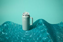 Load image into Gallery viewer, Stanley Quencher H2.0 Tumbler with Handle 64 oz | Screw Off Lid with Included Straw | Leakproof & Car Cupholder Compatible for Travel | Insulated Stainless Steel Cup for Water and More | Seafoam