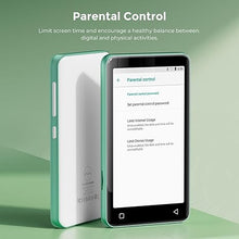Load image into Gallery viewer, innioasis 80GB MP3 Player with Bluetooth and WiFi, MP3 Player for Kids with Spotify, Spotify Kids, Pandora, Audible, 4.0" Touch Screen Music Player with Parental Controls, Up to 1TB (White+ Green)