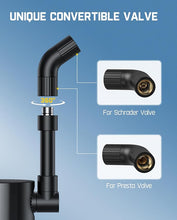 Load image into Gallery viewer, Fanttik X9 Ace Mini Bike Tire Pump, 32s Fast Inflate Bike Pump with Guage, 150PSI Electric Air Pump with Presta and Schrader Valve, Suitable for Road Bike, Mountain Bike, E-Bike, City Bike