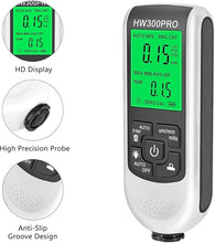 Load image into Gallery viewer, EMVANV Paint Thickness Gauge, Digital Meter Probe Paint Thickness Gauge Zero Calibration Digital Display Car Coating LCD(White)