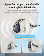 Load image into Gallery viewer, Wired headphones USB C,Open Ear Headphones with Mic Wired Air Conduction Wired Headphones with Premium Sound 0.88Oz Ultra-Light Type C Headset Call Noise Reduction Perfect for Cellphone,Laptop-Black