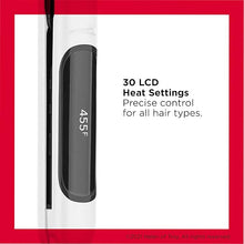 Load image into Gallery viewer, REVLON Crystal C + Ceramic Digital Hair Flat Iron | Long-Lasting Shine and Less Frizz, (1 in)