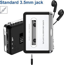 Load image into Gallery viewer, DigitNowCassette Tape To CD Converter Via USB,Portable Cassette Player Capture Audio Music Compatible With Laptop and Personal Computer, Convert Walkman Tape To MP3 Format