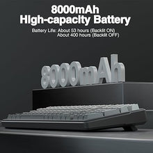 Load image into Gallery viewer, AULA F99 Pro Wireless Mechanical Keyboard,Gasket Hot Swappable Custom Keyboard,RGB Backlit,Pre-lubed Linear Switches,Side Printed PBT Keycaps,2.4GHz/USB-C/BT5.0 Mechanical Gaming Keyboard
