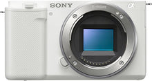 Load image into Gallery viewer, Sony Alpha ZV-E10 - APS-C Interchangeable Lens Mirrorless Vlog Camera - White