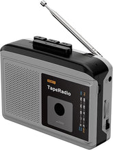 Load image into Gallery viewer, Ezcap233 Portable Cassette Players, AM FM Radio Walkman Cassette Player, Built-in Speaker, 2AA Battery or USB Power Supply