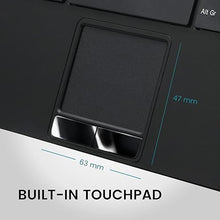 Load image into Gallery viewer, Perixx PERIBOARD-525 US, Wired Mini USB Keyboard with Touchpad - X Type Scissor Keys - 11.18x7.17x1.1 Inches - Build-in 2 USB Hubs - US English