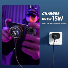 Load image into Gallery viewer, Magnetic Cell Phone Cooler for Gaming Comvin, Mobile Phone Cooling Fan with Dual Mode/Temperature Display,Portable Radiator for iPhone MagSafe Series/Android/iPad/Tablet,Semiconductor Heatsink Cooling