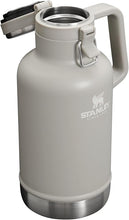 Load image into Gallery viewer, Stanley Classic Easy-Pour Growler, Insulated Growler Keeps Beer Cold & Carbonated made with Stainless Steel Interior, Durable Exterior Coating & Leak-Proof Lid, Easy to Carry Handle, 64 Oz, Ash