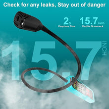 Load image into Gallery viewer, Kiprim Gas Leak Detector with Extended 15.7-Inch Gooseneck,PPM or%LEL Gas Real-Time Gas Concentration Display Portable Natural Gas Tester with Audible & Visual Alarm for Home and RV GD02