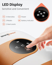 Load image into Gallery viewer, SHINE WELL Cordless Hand Massager with Heat and Compression FSA HSA Eligible,Mothers Day Gifts,Gifts for Her,Birthday Gifts for Women and Men,Hand Massager Machine Relieve Hand Fatigue and Soreness