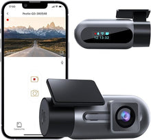 Load image into Gallery viewer, Dash Cam WiFi FHD 1080P Car Camera, Front Dash Camera for Cars, Mini Dashcams for Cars with Night Vision, 24 Hours Parking Mode, WDR, Loop Recording, G-Sensor, APP, Support 128GB Max