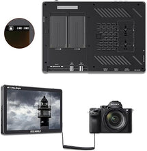 Load image into Gallery viewer, FEELWORLD LUT11S 10.1 Inch 2000nit Ultra Bright SDI Touch Screen DSLR Camera Field Monitor with 3D Lut Waveform Vectorscope Automatic Light Sensor HD 1920x1200 3G SDI 4K HDMI Input Output