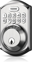 Load image into Gallery viewer, TEEHO TE001 Keyless Entry Door Lock with Keypad - Smart Deadbolt Lock for Front Door with 2 Keys - Auto Lock - Easy Installation - Satin Nickel
