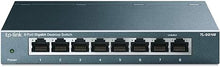 Load image into Gallery viewer, TP-Link TL-SG108 8 Port Gigabit Unmanaged Ethernet Network Switch, Ethernet Splitter Plug & Play Fanless Metal Design Shielded Ports Traffic Optimization