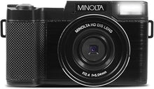 Load image into Gallery viewer, Minolta MND30 30 MP / 2.7K Ultra HD Digital Camera (Black)