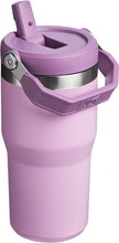 Load image into Gallery viewer, Stanley IceFlow Flip Straw Tumbler with Handle 20 oz | Twist On Lid and Flip Up Straw | Leak Resistant Water Bottle | Insulated Stainless Steel |BPA-Free | Lilac