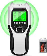 Load image into Gallery viewer, Stud Finder Wall Scanner 5 in 1 Multifunctional Upgraded Smart Wall Scanner, Stud Sensor Beam Detector with Battery for Wood Metal and AC Wire Detection, Comes with HD LCD Display and Audio Alarm