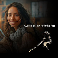 Load image into Gallery viewer, KIMAFUN Headset/Headworn Microphone Single Earset Ear-Hook Over Ear Hanging Condenser Mic Compatible with AKG Wireless System Bodypack Transmitter, Ideal for Performance, Theater, Lecture - Beige D3