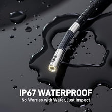 Load image into Gallery viewer, Teslong Articulating Borescope with Dual Lens Endoscope Camera, Two-Way Articulated Industrial Inspection Camera with LED Light, Flexible Mechanic Fiber Optic Snake Scope Cam for Wall Automotive-5FT