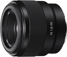 Load image into Gallery viewer, Sony - FE 50mm F1.8 Standard Lens (SEL50F18F), Black