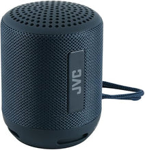 Load image into Gallery viewer, JVC Portable Gumy Plus Wireless Speaker with 45mm Driver for Powerful Surround Sound, Bluetooth 5.3, Lightweight, TWS Capability, USB-C, AUX in, up to 16-Hour Battery Life - SPSG2BTA (Blue)