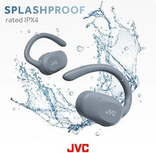 Load image into Gallery viewer, JVC nearphones Open Ear True Wireless Headphones with Pivot Motion Mecanism, 16mm Large Drivers Sound, Single Ear use, BT 5.4, Long Battery Life (up to 26 Hours) - HANP40TA (Blue)