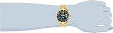 Load image into Gallery viewer, Invicta Pro Diver Men 43mm Stainless Steel Gold Blue dial Quartz, 30810