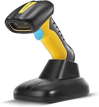 Load image into Gallery viewer, NETUM Upgraded QR Industrial Bluetooth Barcode Scanner with Charging Dock, Wireless 2D 1D Bar Code Reader 2600mAh Drop Protection Shock Dust Proof Hands Free for Windows Mac Android iOS (NT-1200)